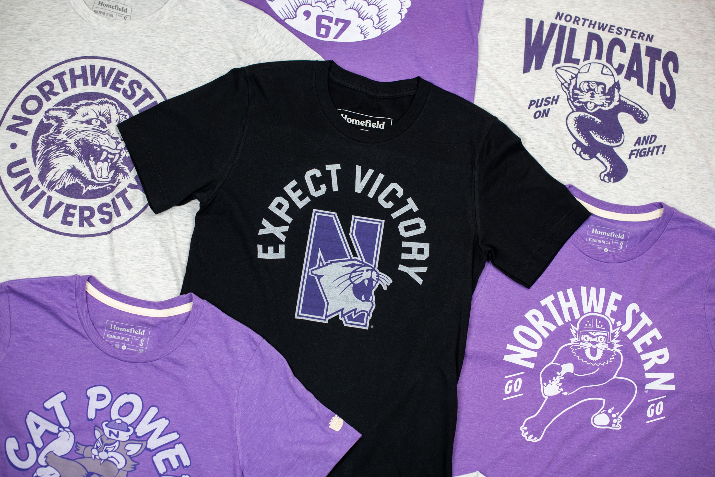 Northwestern University Wildcats Purple Hooded Sweatshirt with Basketball  Design