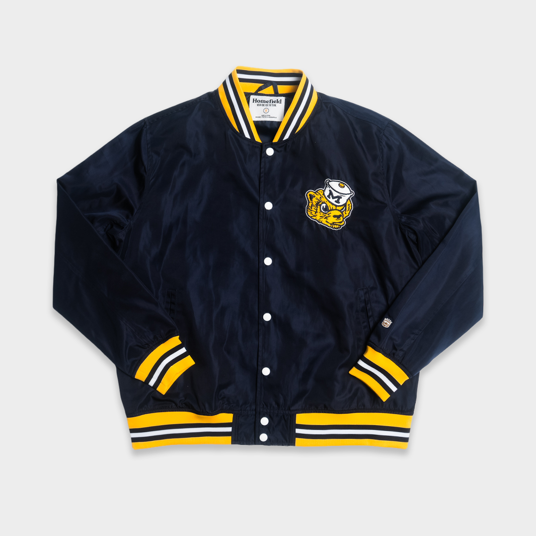 Michigan wolverines cheap bomber jacket