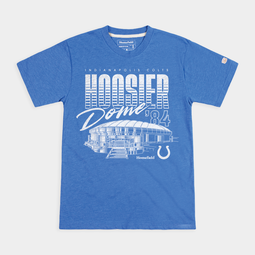 Homefield x Colts | Indianapolis Hoosier Dome Tee M / Heather Royal Blue