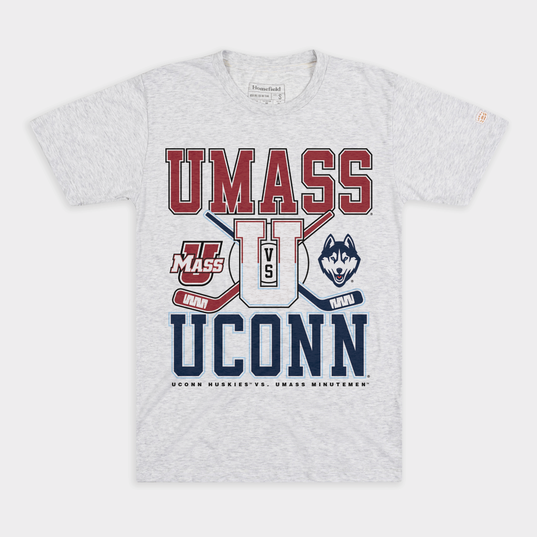 UMass vs. UConn Hockey "U" Game Tee | Homefield