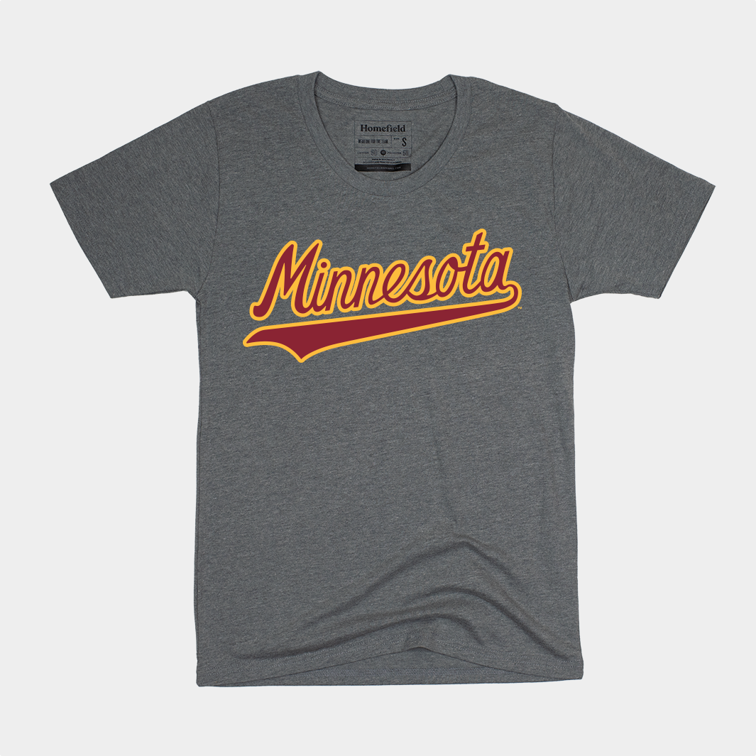 Minnesota Script Tee – Fan Girl Clothing