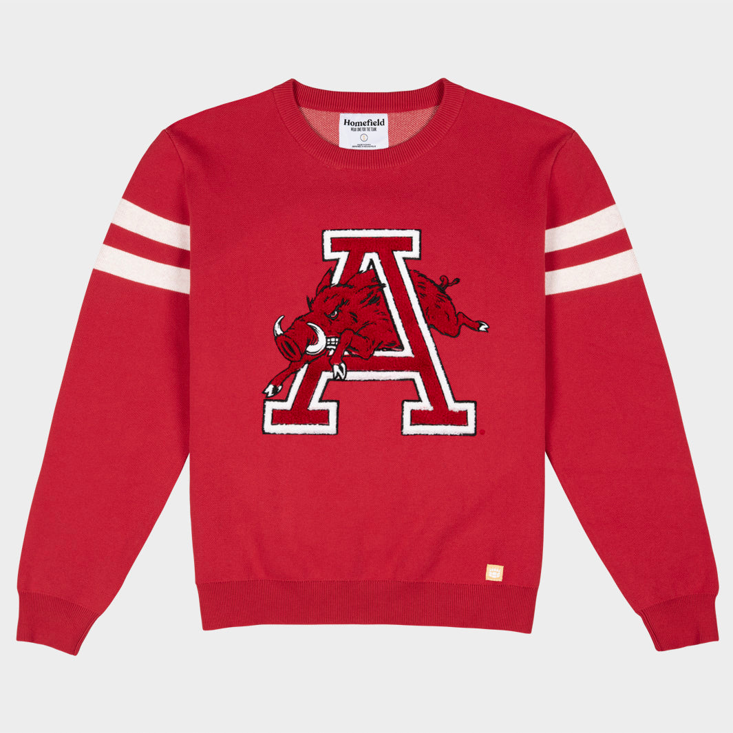 PREORDER: Arkansas Vintage Logo Knit Sweater