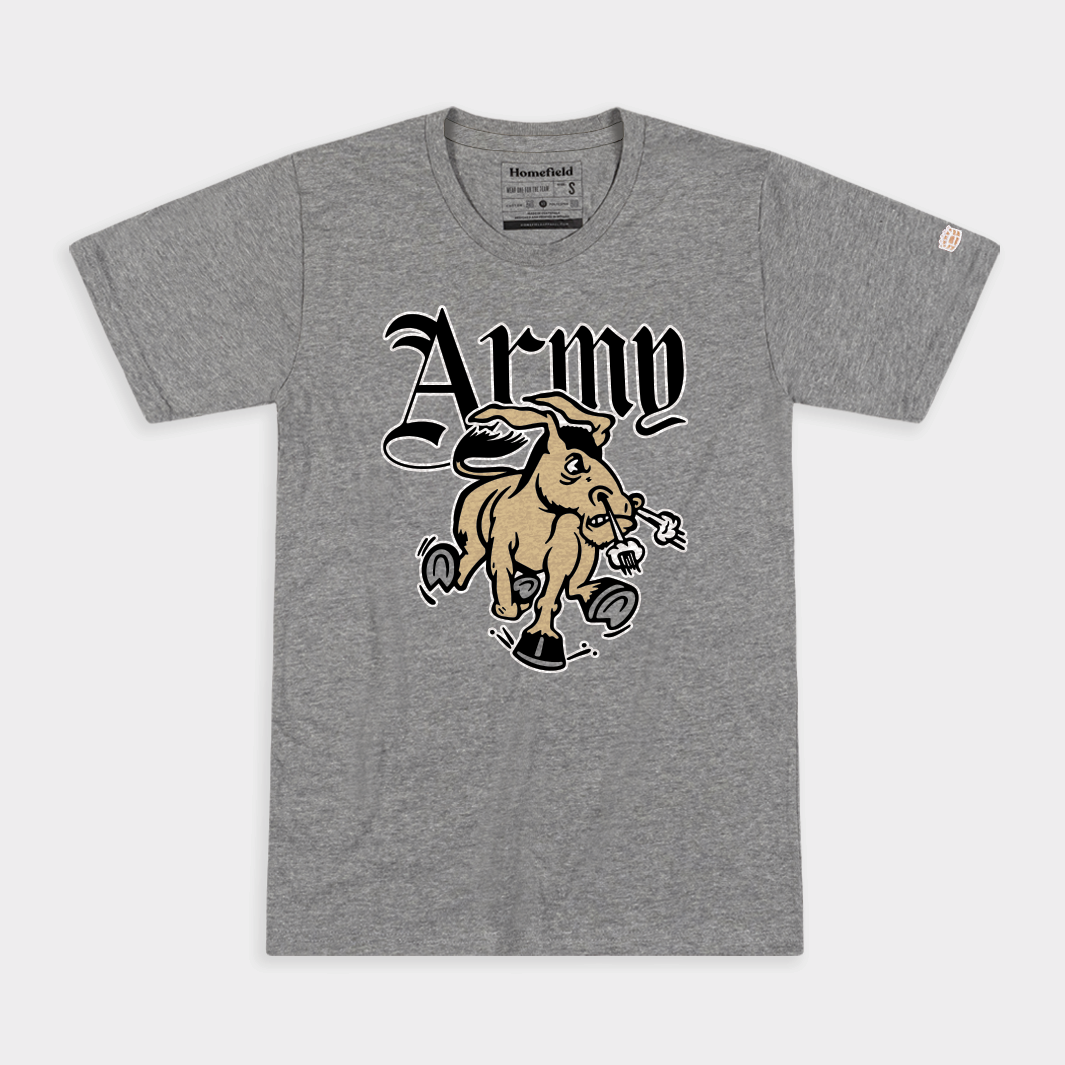 Retro Army Black Knights Retro Mule Tee