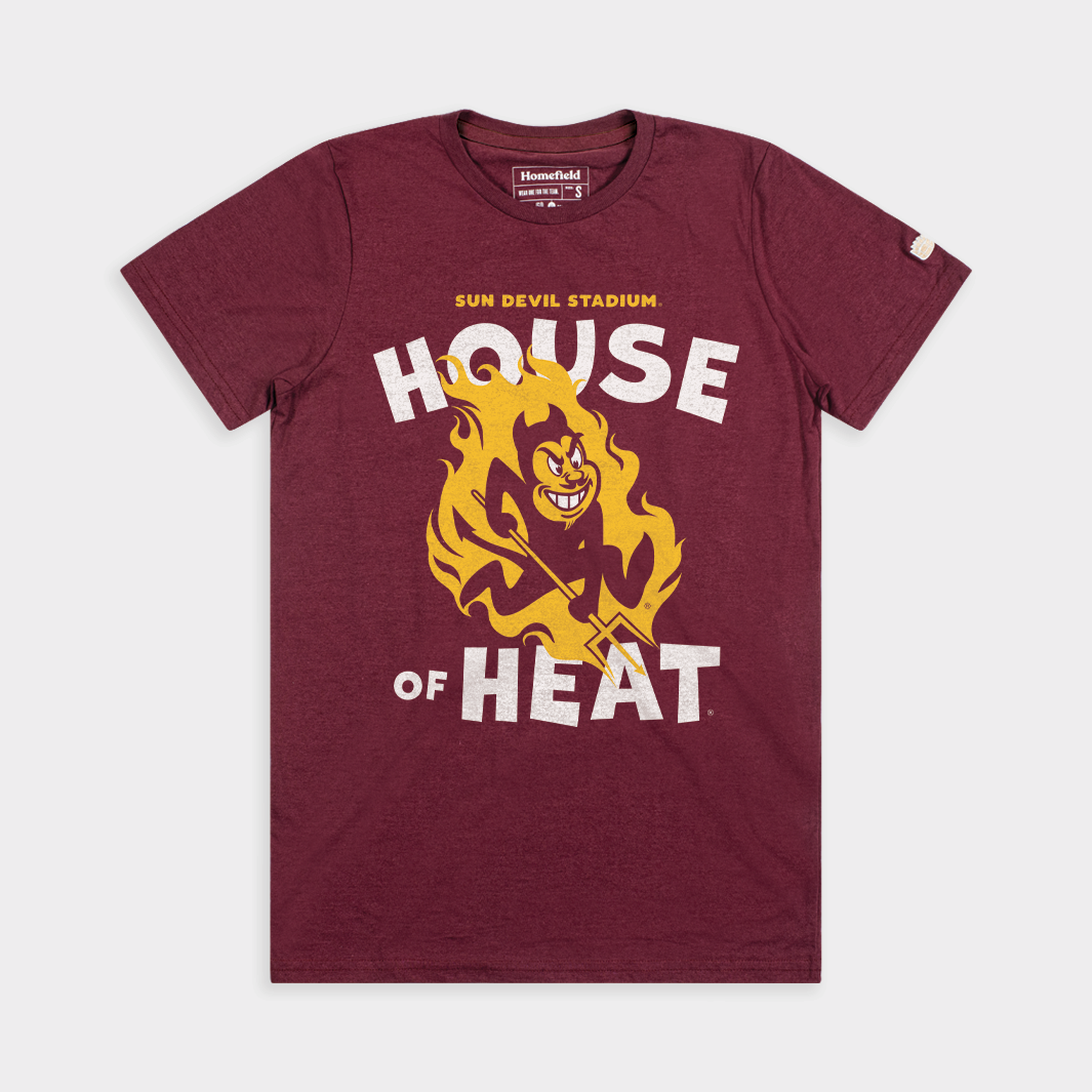 ASU House of Heat Football Stadium Tee