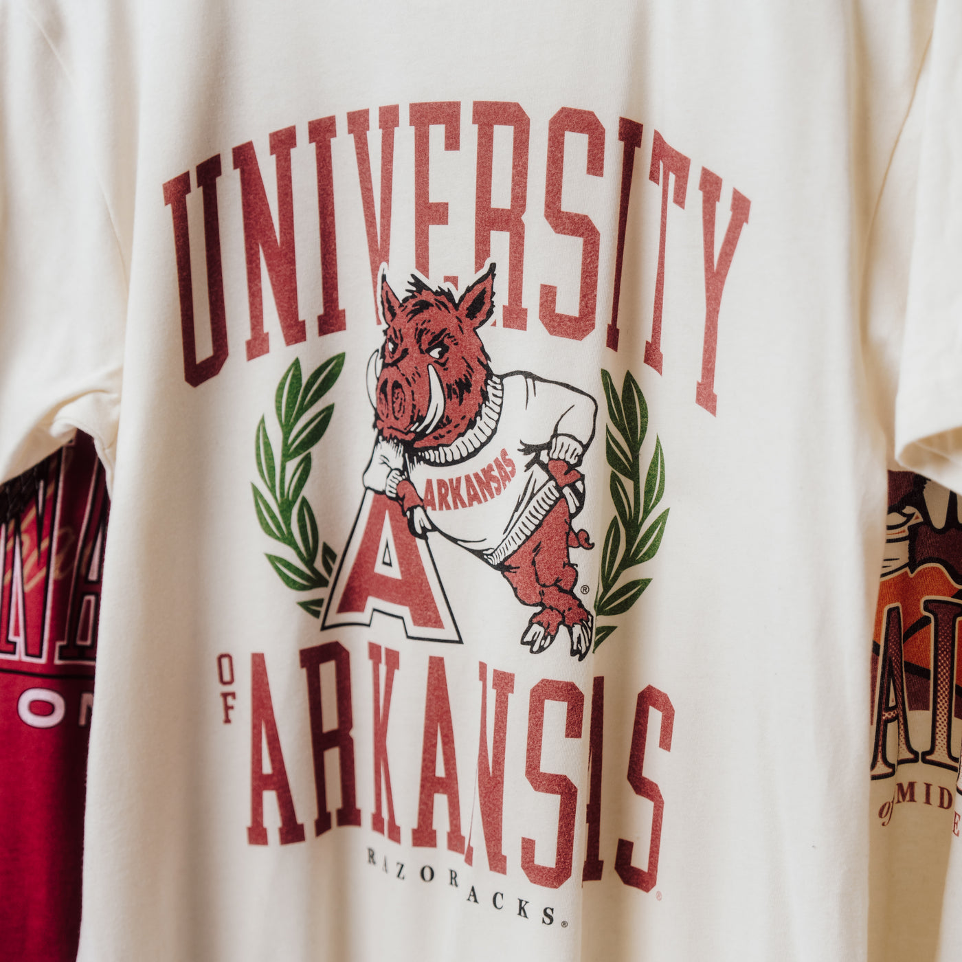 Arkansas Razorbacks Vintage 1958 Logo Tee