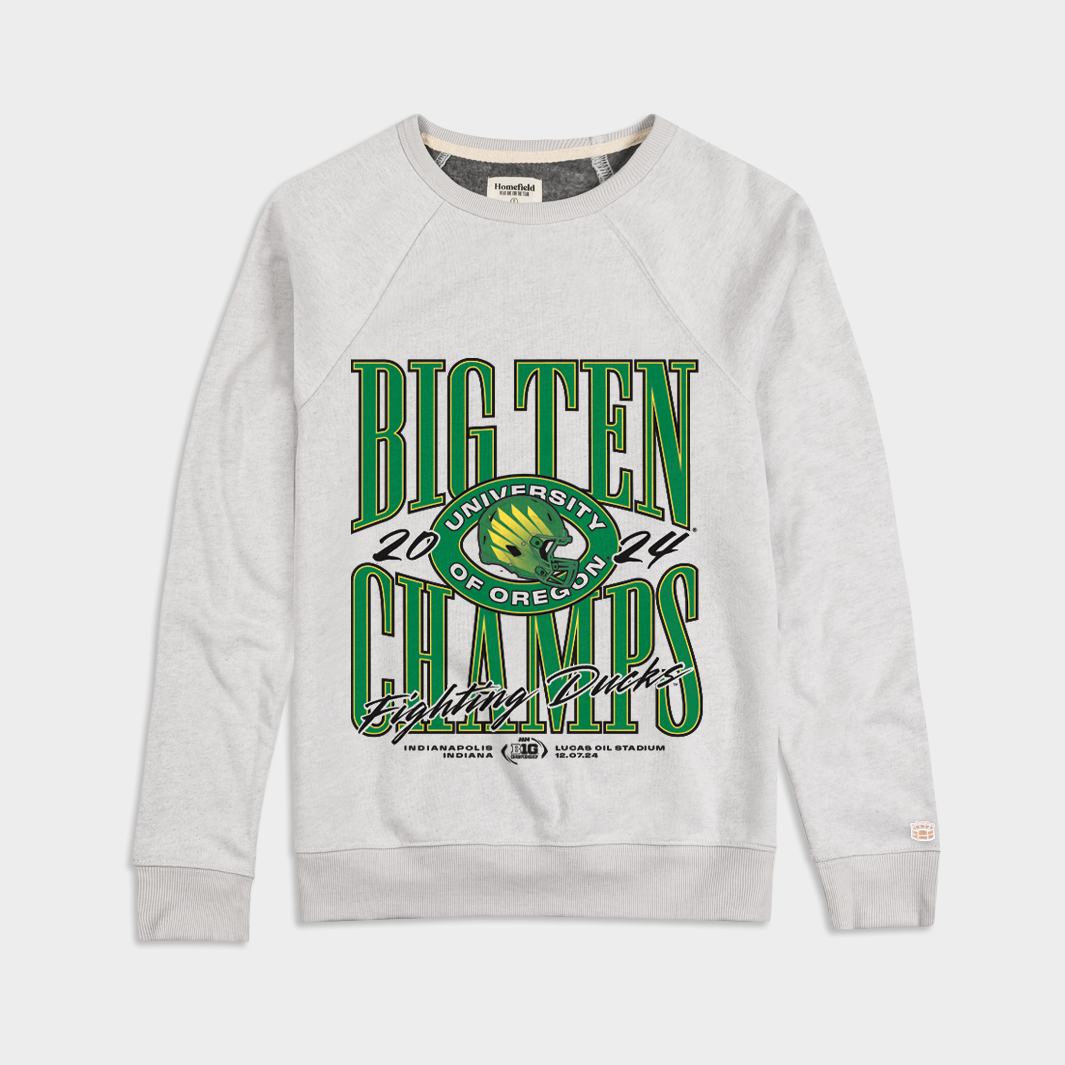 Oregon 2024 Big Ten Champs Crewneck