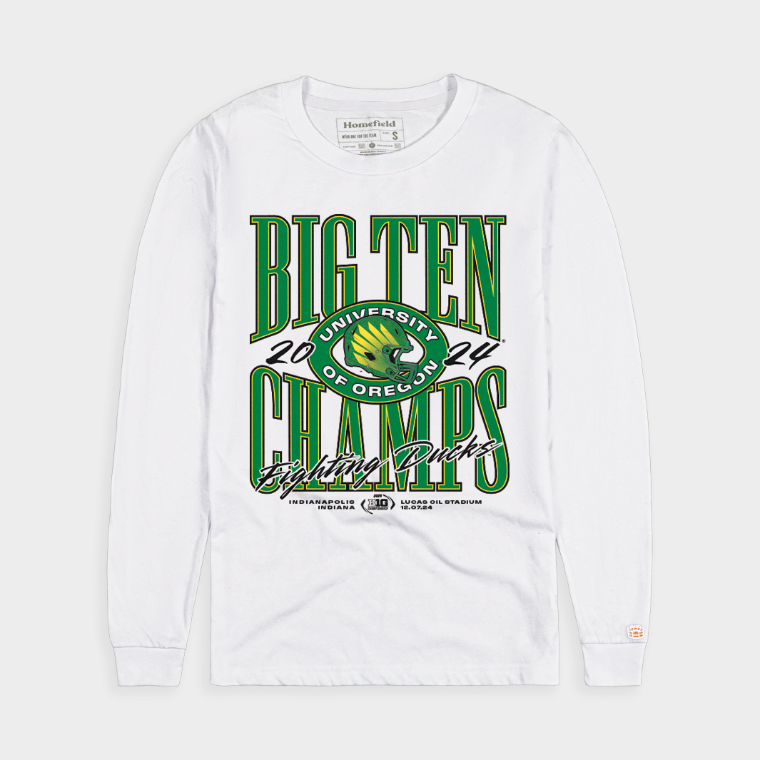 Oregon 2024 Big Ten Champs Long Sleeve