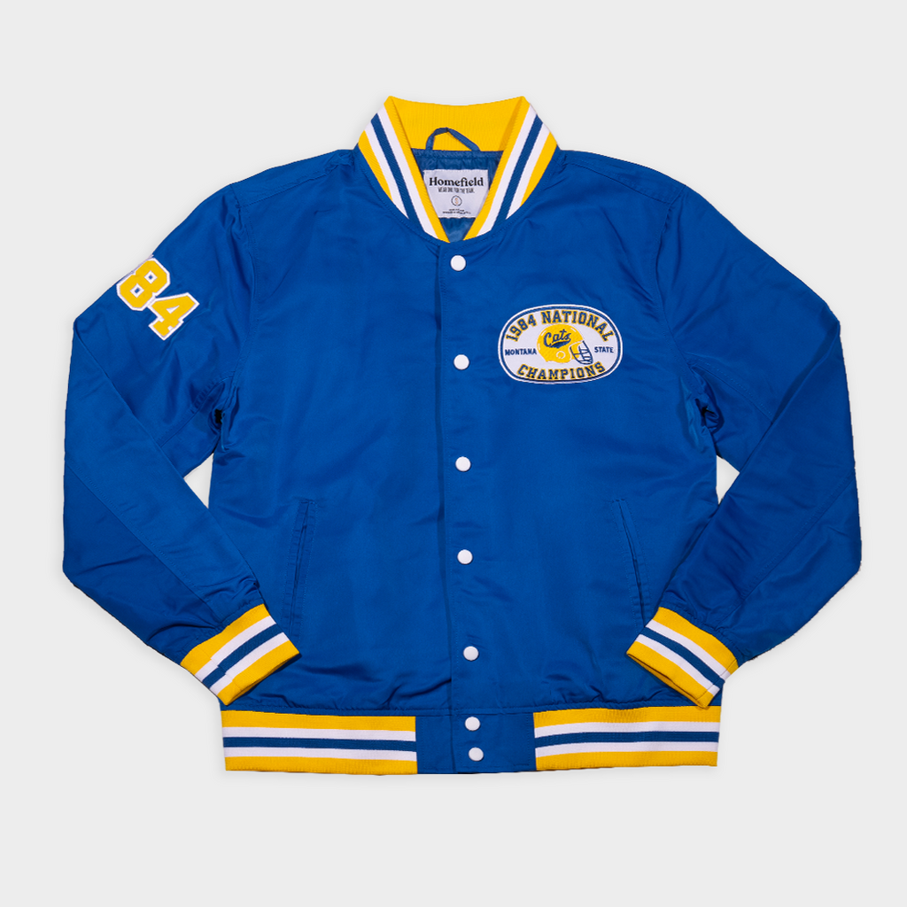 Discount Vintage Navy x Champion 1986 Football Jacket