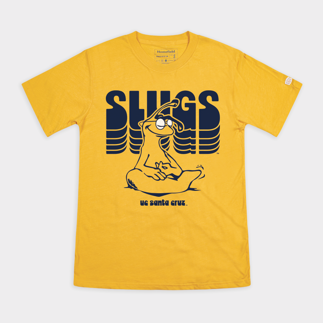 UC Santa Cruz Meditating Sammy the Slug Retro Tee