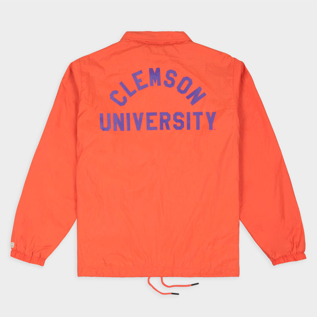 Clemson Tigers Vintage Logo Coaches Jacket