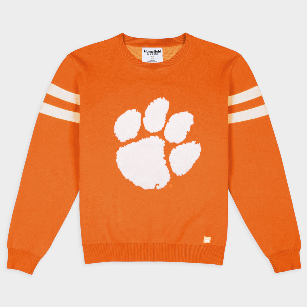 Clemson Vintage Logo Knit Sweater