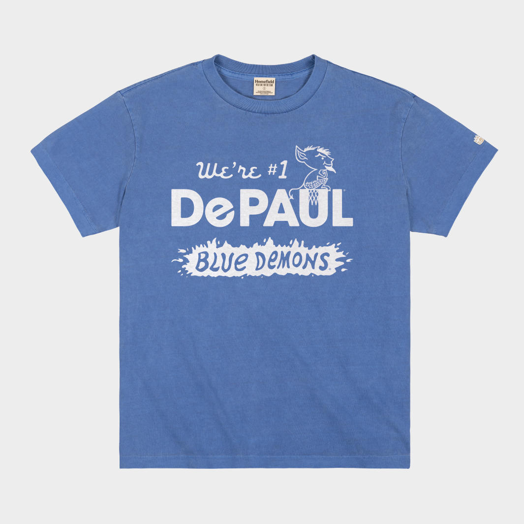 DePaul Men's Basketball 1980 No. 1 Tee