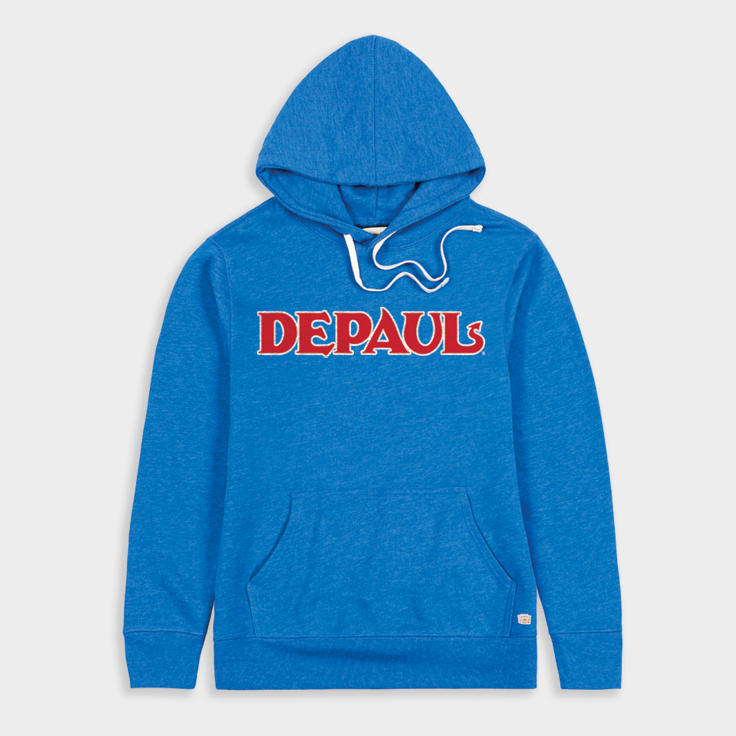 DePaul Blue Demons Retro Wordmark Hoodie