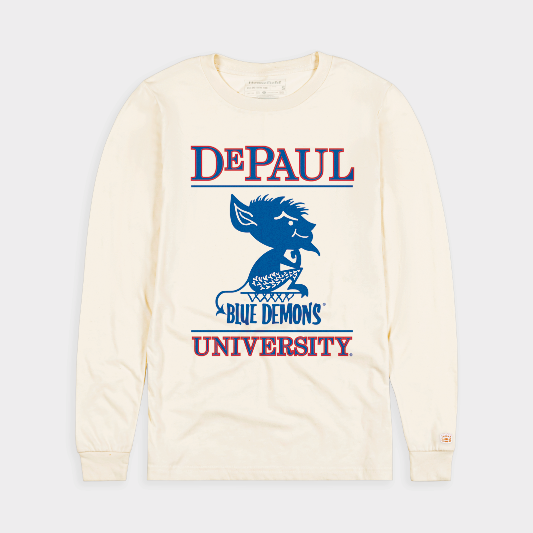 DePaul Blue Demons Retro Long Sleeve