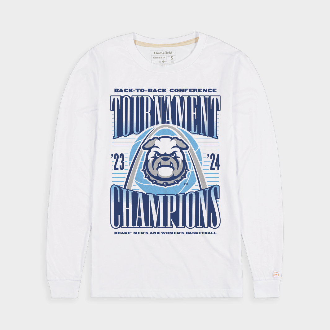 Drake Men's and Women's Basketball 2023-2024 Champs Long Sleeve