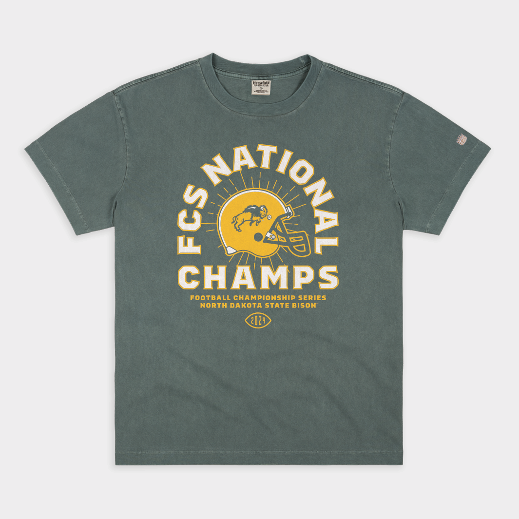 North Dakota State Football 2024 FCS National Champions Heavyweight Tee