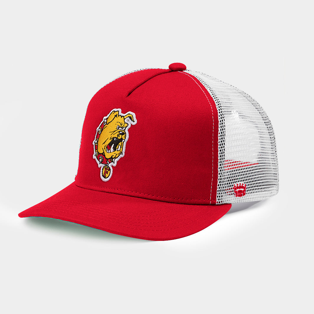 Ferris State Retro Bulldog Logo Trucker Hat