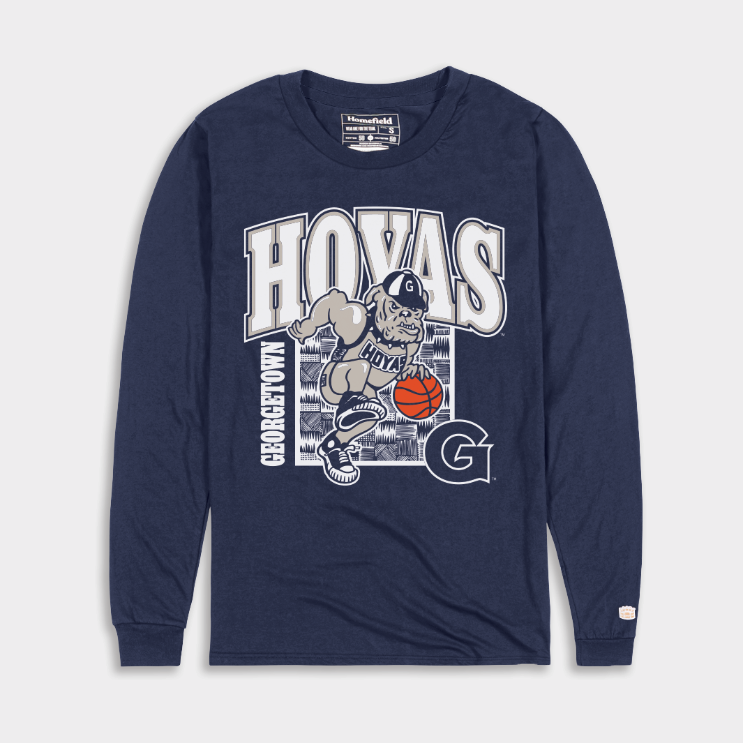 Georgetown Basketball 1990s Long Sleeve