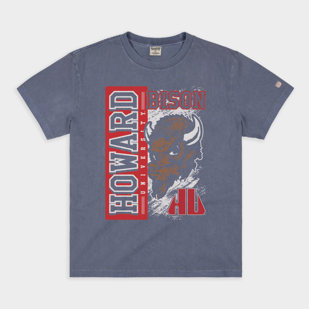 Howard Bison 1980s-Inspired Vintage Heavyweight Tee