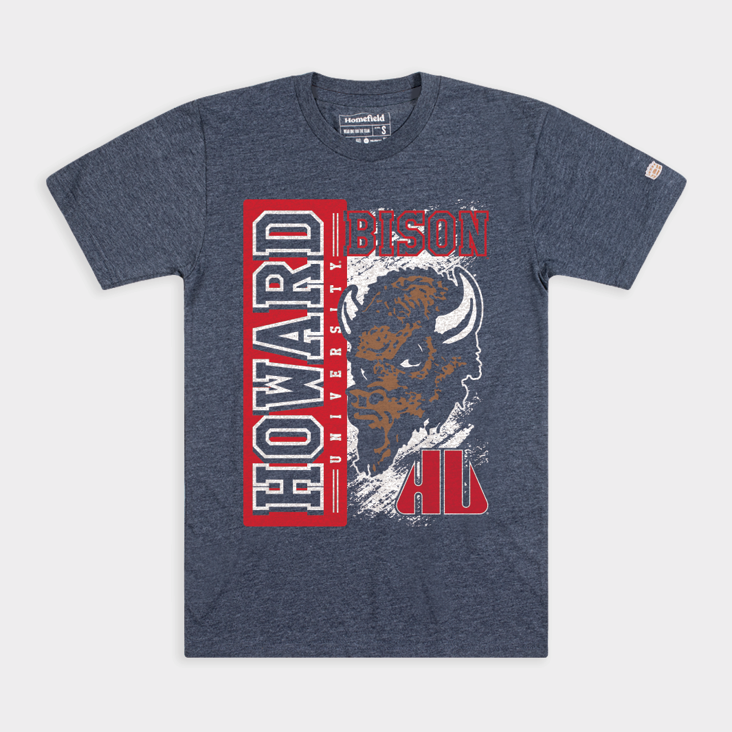 Howard Bison 1980s-Inspired Vintage Tee