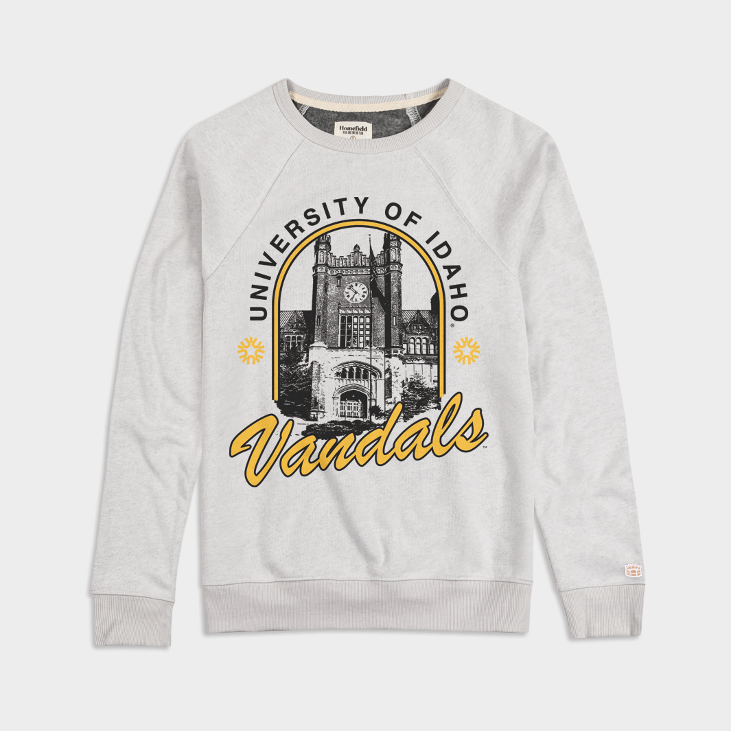 Idaho Vandals Retro Campus Illustration Crewneck