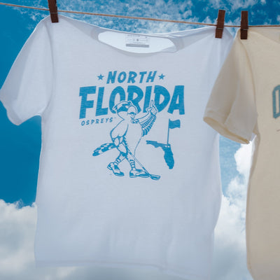 North Florida Ospreys Golf Throwback Tee