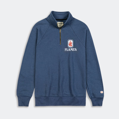 UIC Flames 1980's Vintage Logo Quarter Zip