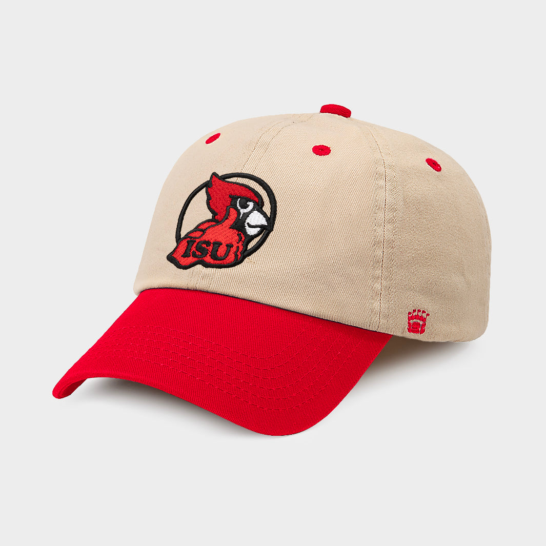 Illinois State Retro Redbird Logo Two-Tone Dad Hat