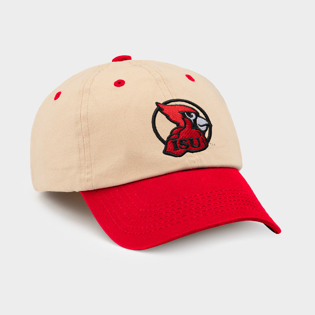 Illinois State Retro Redbird Logo Two-Tone Dad Hat