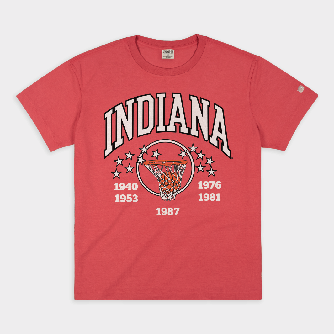 IU Basketball Champions Vintage Heavyweight Tee