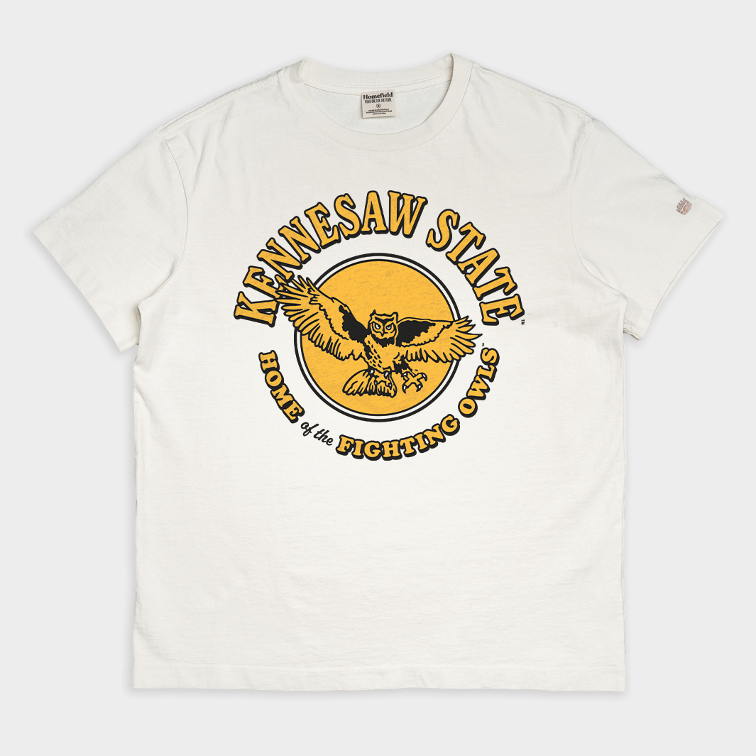 Kennesaw State 1988 Fighting Owls Vintage Heavyweight Tee