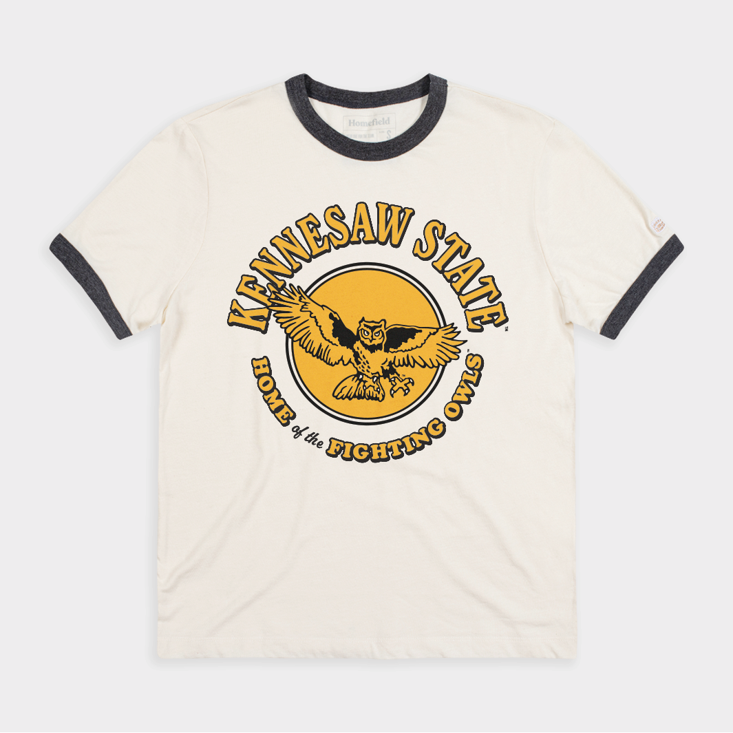 Kennesaw State 1988 Fighting Owls Ringer Tee