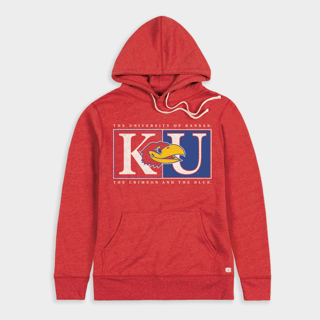 Kansas Jayhawks "The Crimson and the Blue" Hoodie