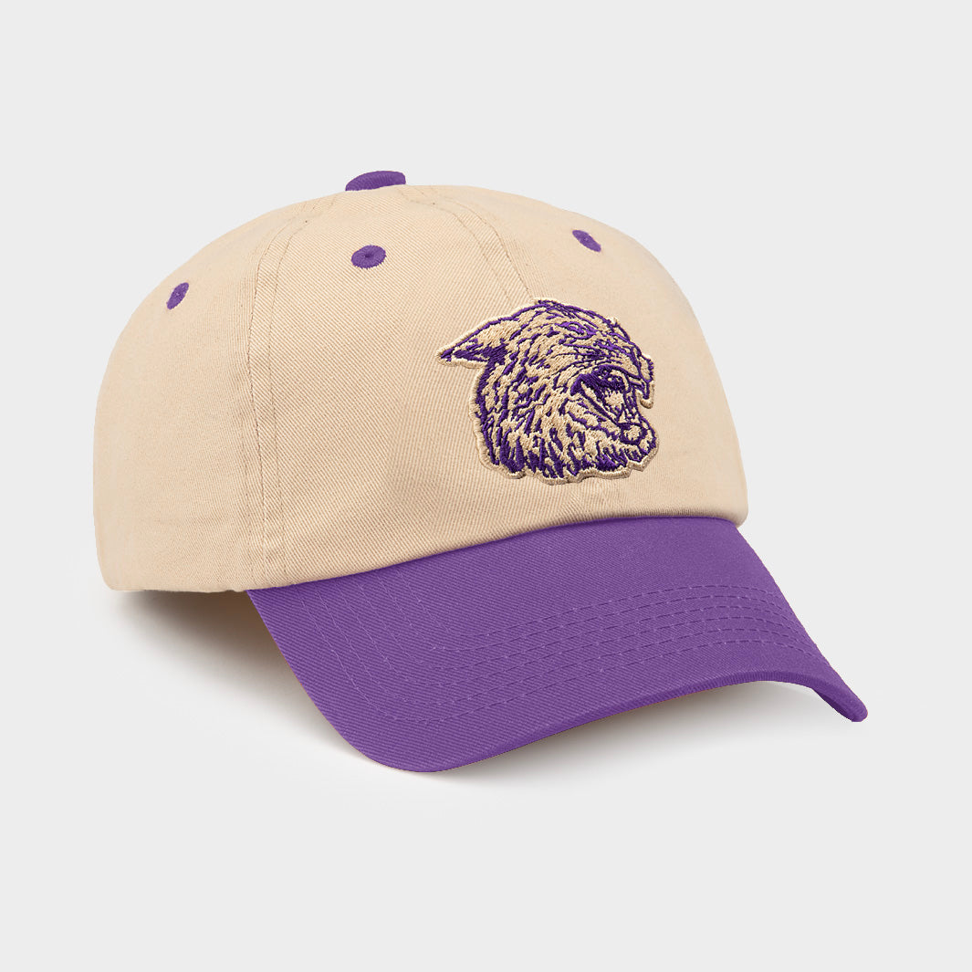 Kansas State Wildcats Throwback Logo Two-Tone Dad Hat