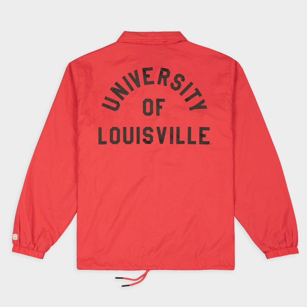 Louisville Cardinals Red Rage Retro Coaches Jacket