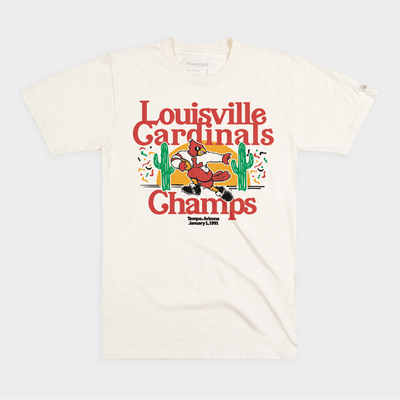 Homefield Men's Louisville Cardinals Vintage Hoops T-Shirt