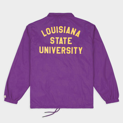 LSU Tigers Roaring Logo Retro Coaches Jacket