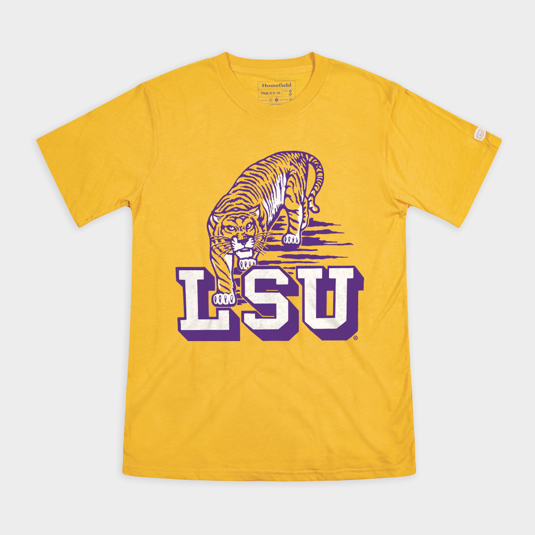 Vintage Block LSU Tigers T-Shirt