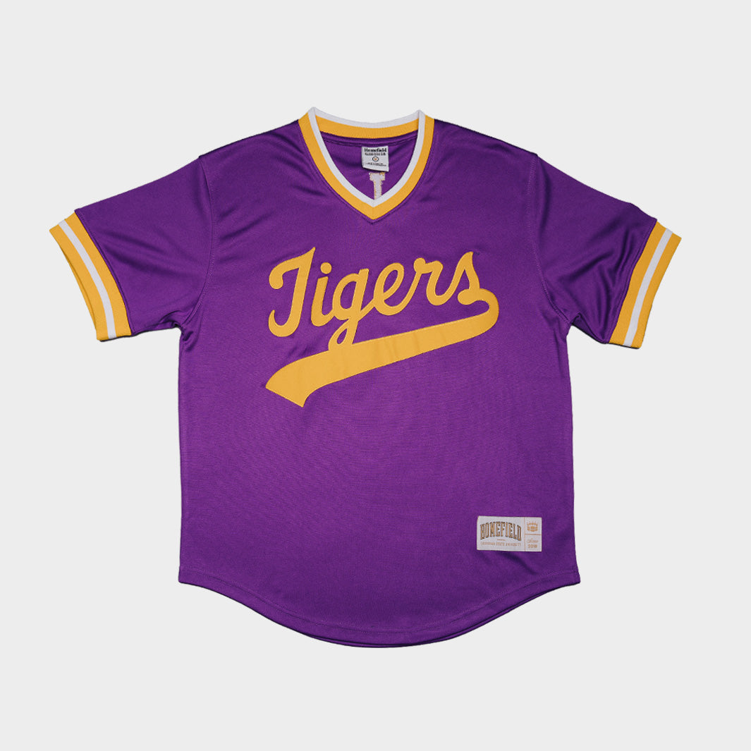 LSU Tigers 1980s-Inspired Baseball Pullover