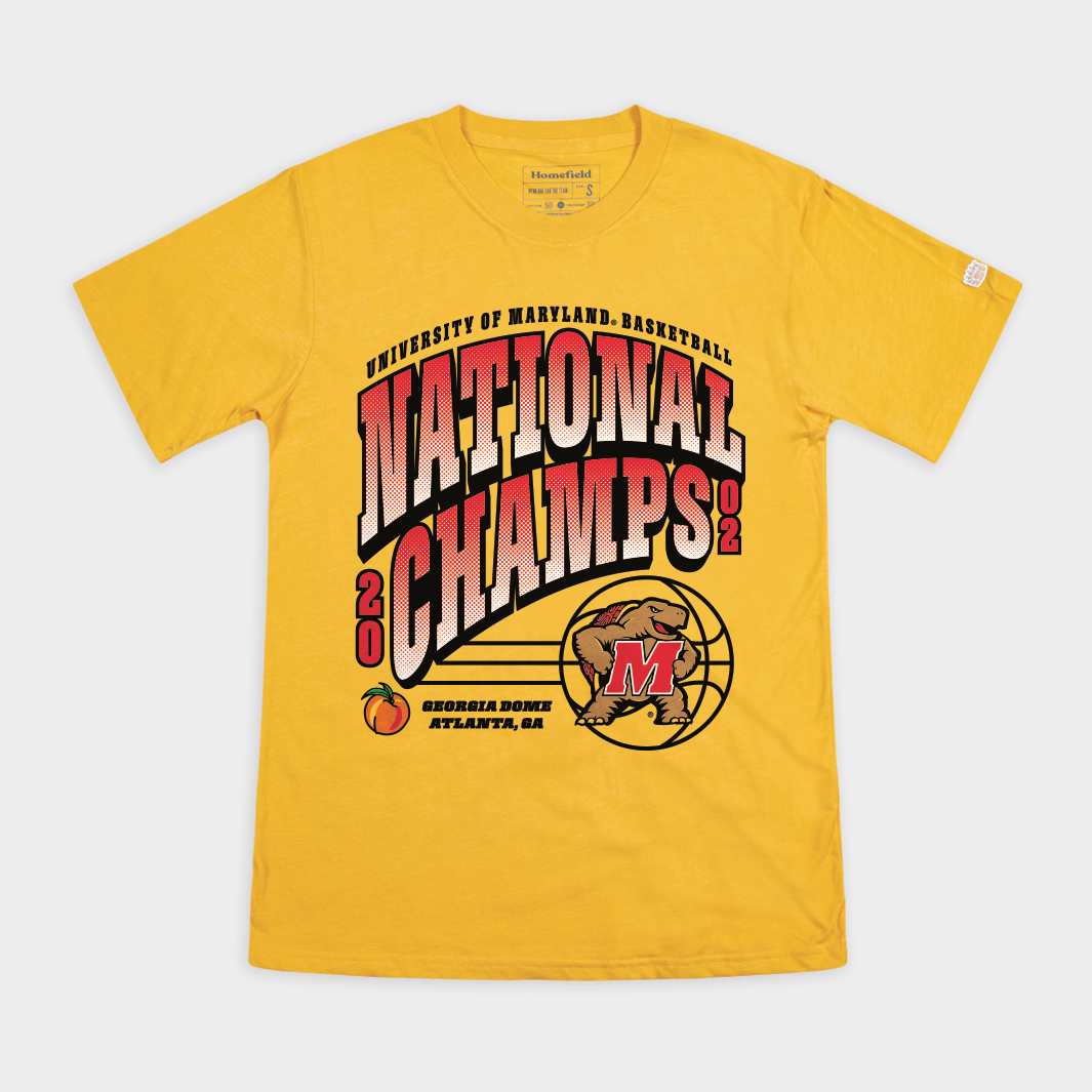 Maryland Men's Basketball 2002 National Champs Tee