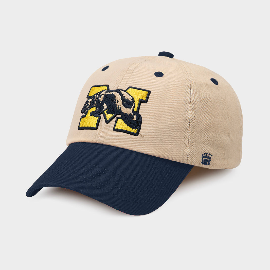 Michigan Wolverines 1964 Logo Two-Tone Dad Hat