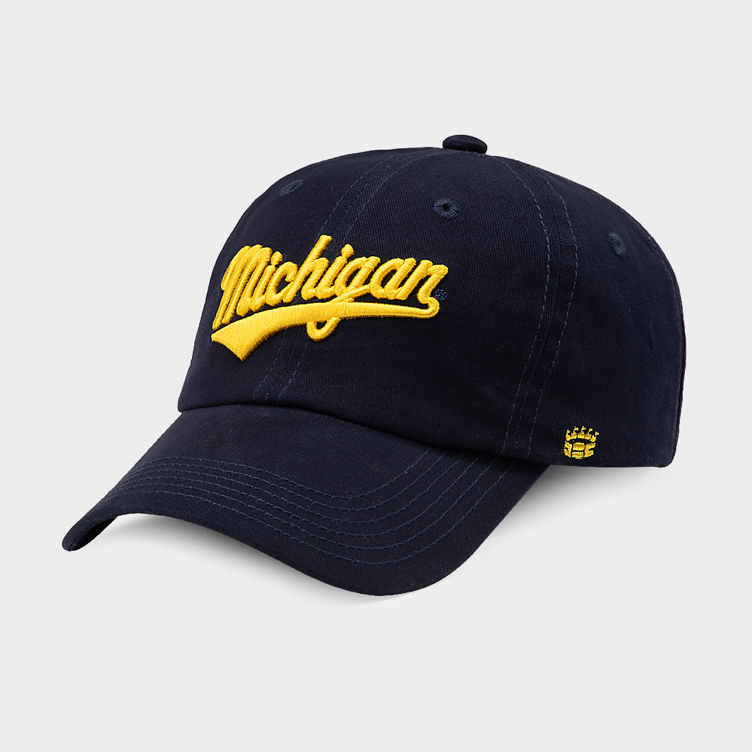 Michigan Wolverines Script Dad Hat