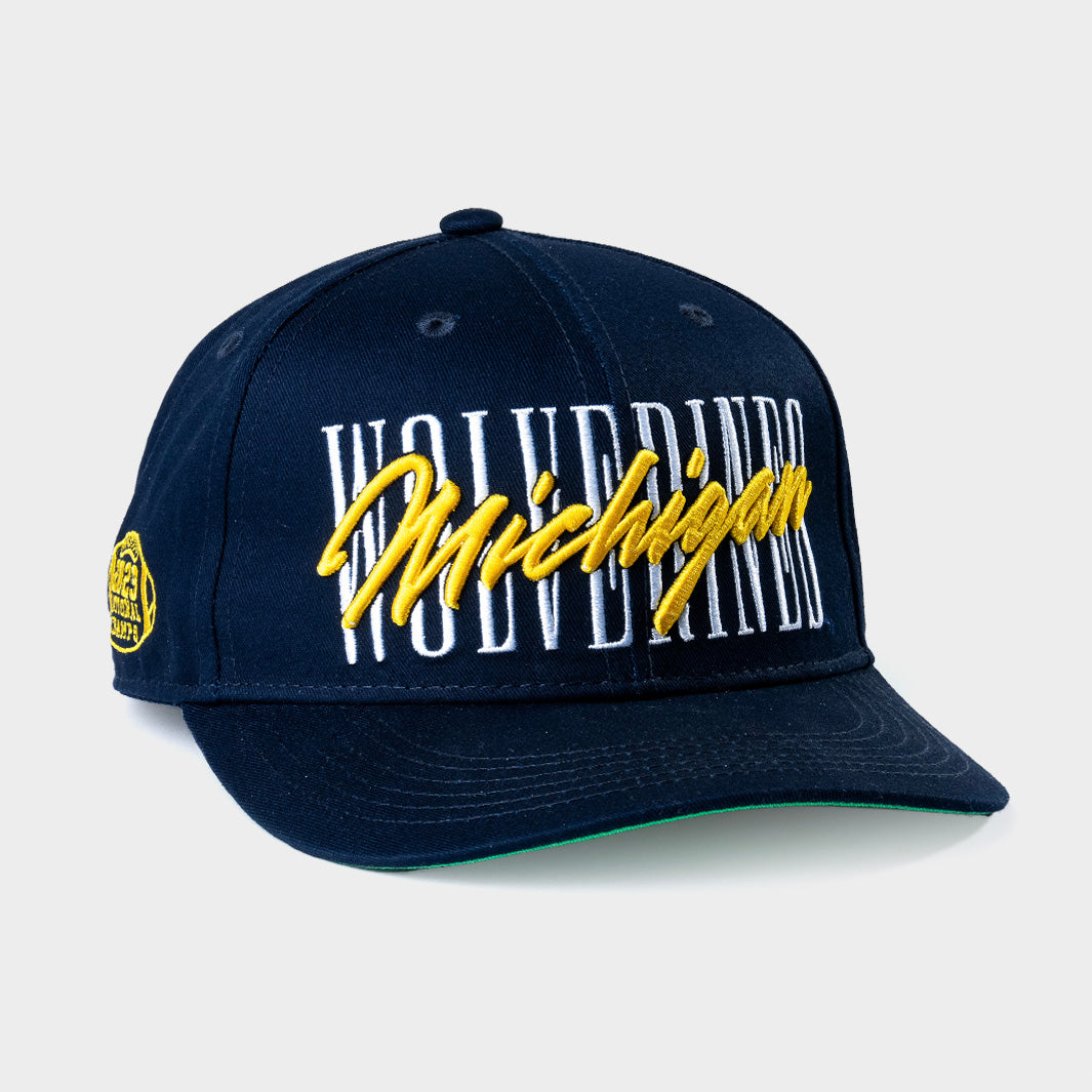 Michigan Wolverines 2023 National Champs Snapback