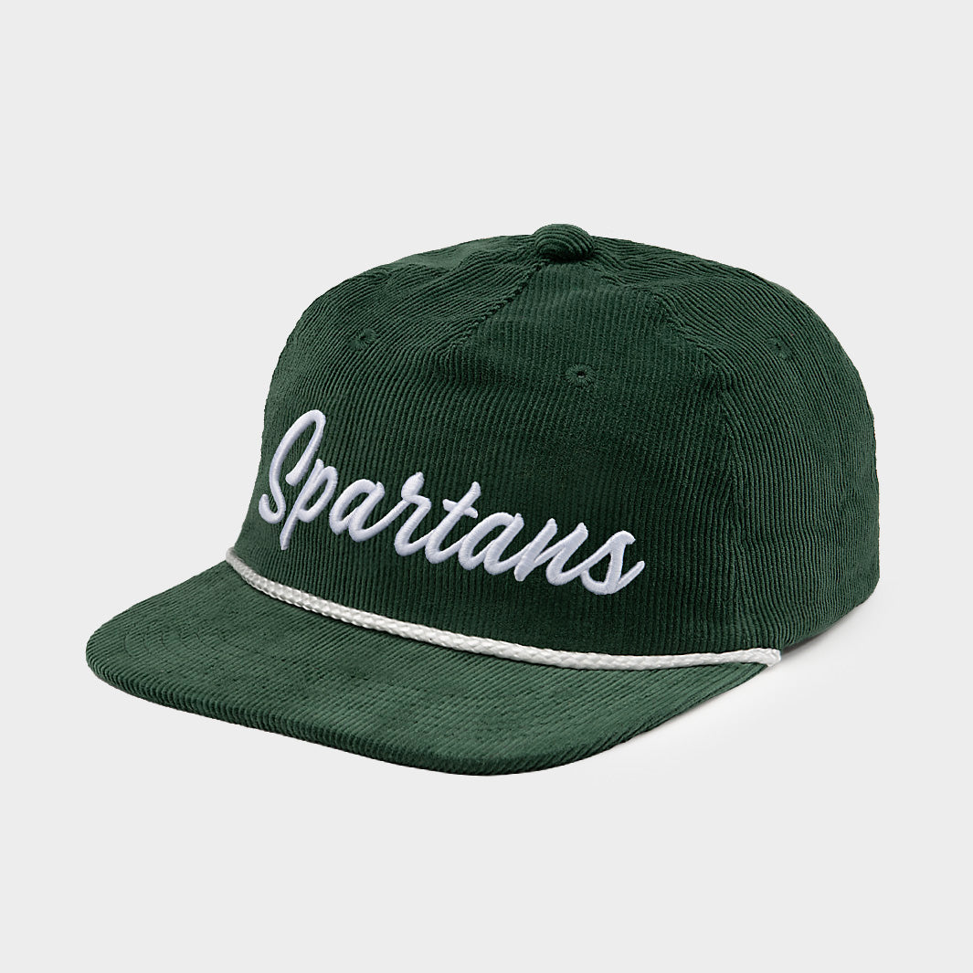 Michigan State Script "Spartans" Corduroy Hat