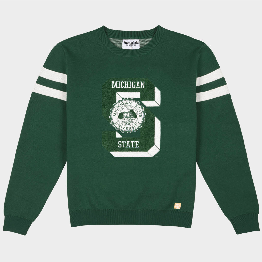 Michigan State Spartans Block "S" Knit Sweater