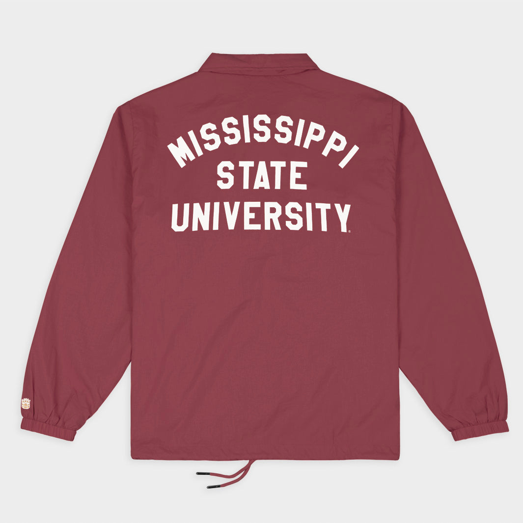 Mississippi State Bulldogs Vintage Logo Coaches Jacket