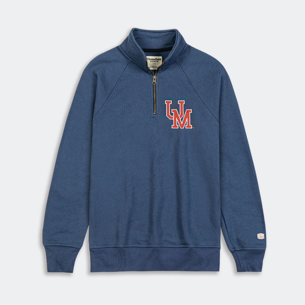 Ole Miss Interlocked "UM" Logo Quarter Zip