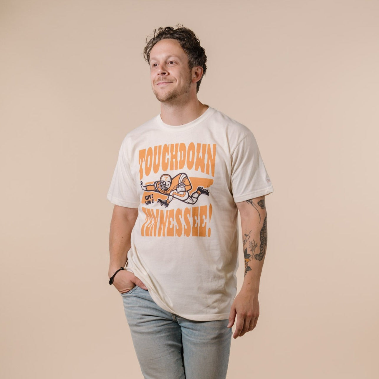 Vintage Volunteers "Touchdown Tennessee" Tee