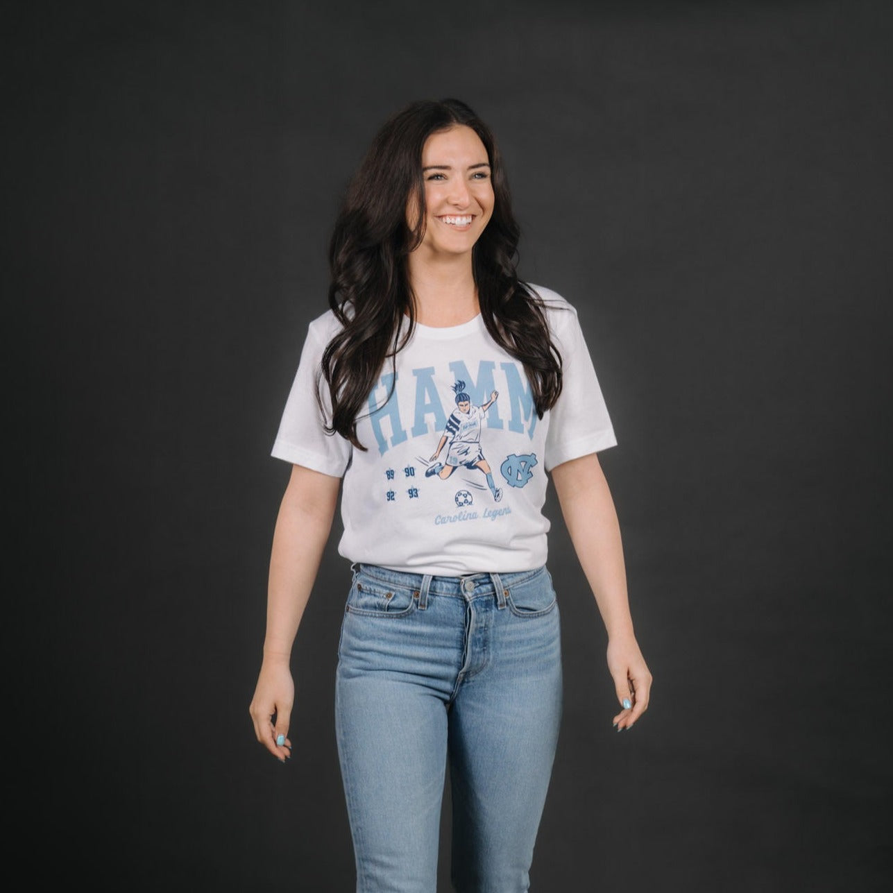 UNC Soccer Mia Hamm Tee