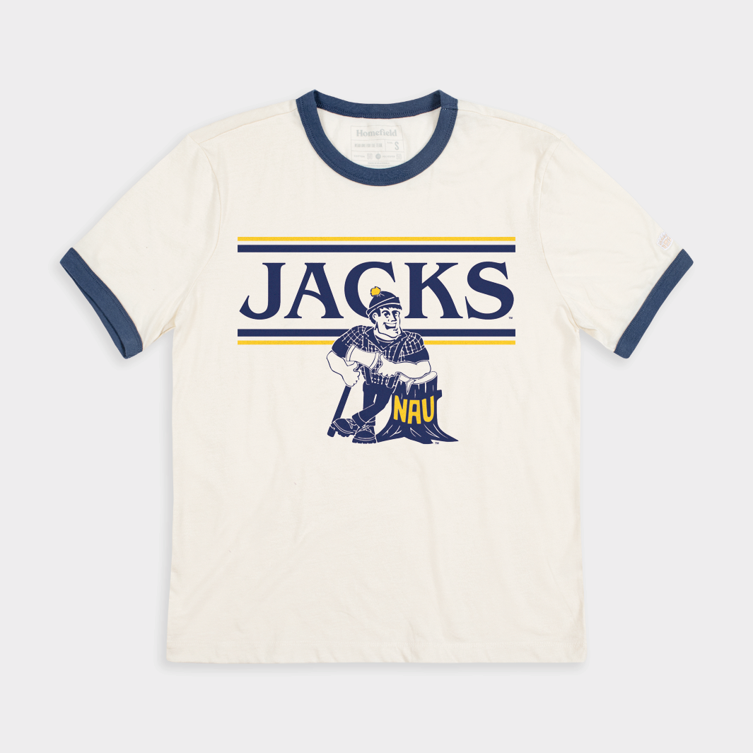 Northern Arizona Lumberjacks Retro "Jacks" Ringer Tee